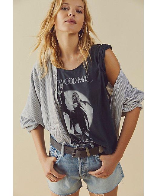 Daydreamer Blue Fleetwood Mac Rumours U-neck Tee
