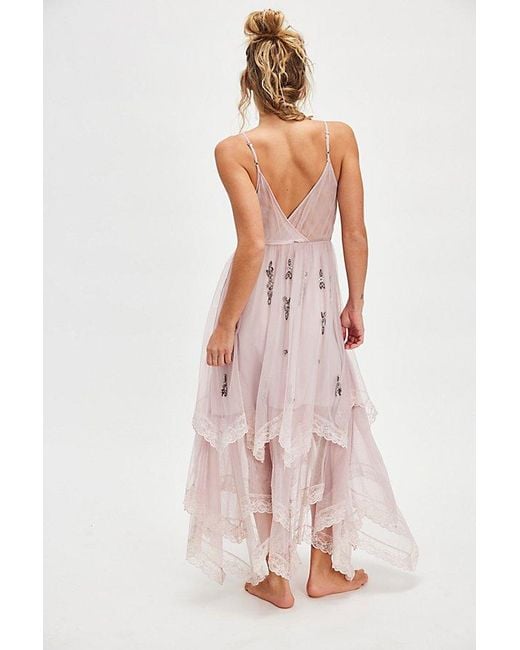 formal white lace dress Baltic Born Womens Aspen Smocked Lace Maxi Dress | Off White