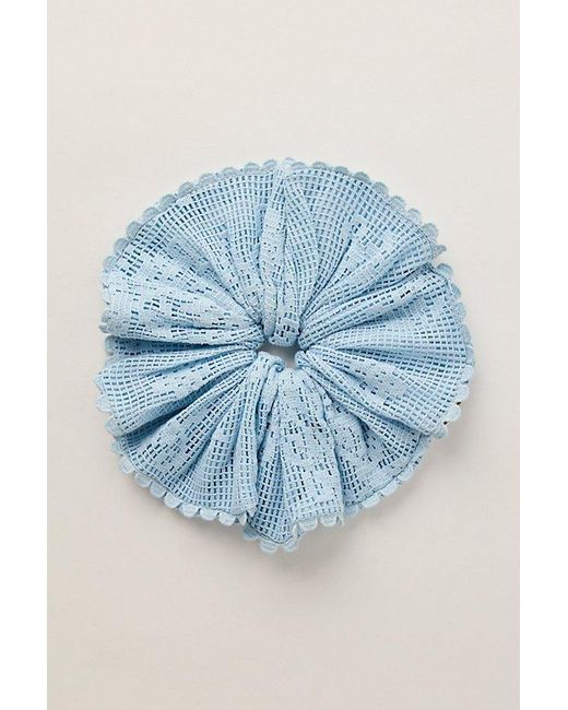 Free People Blue Aurette Scrunchie