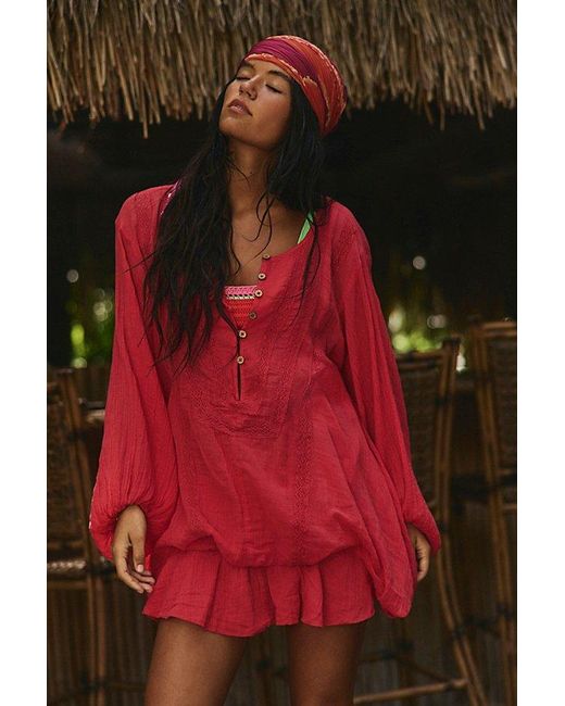 free-est Red Florence Mini Dress By