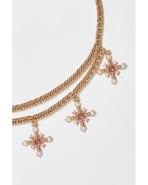 Free People White Renaissance Chain Belt At In Crown Jewels