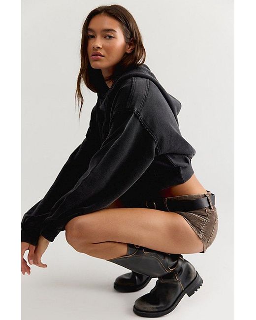 Free People Black Wesley Hoodie