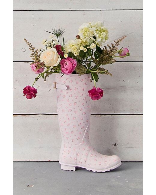 Hunter Pink X Loveshackfancy Tall Wellies