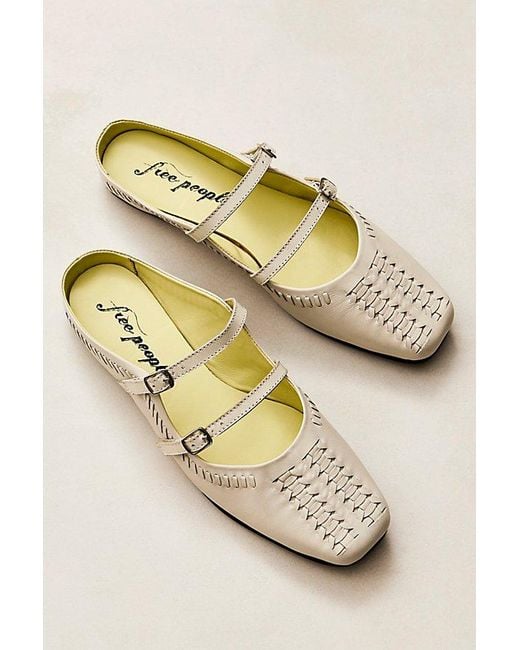 Free People Multicolor Diana Double Strap Flats