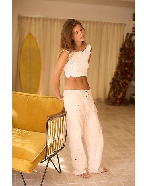 Free People Multicolor Tahiti Cargo Trousers By