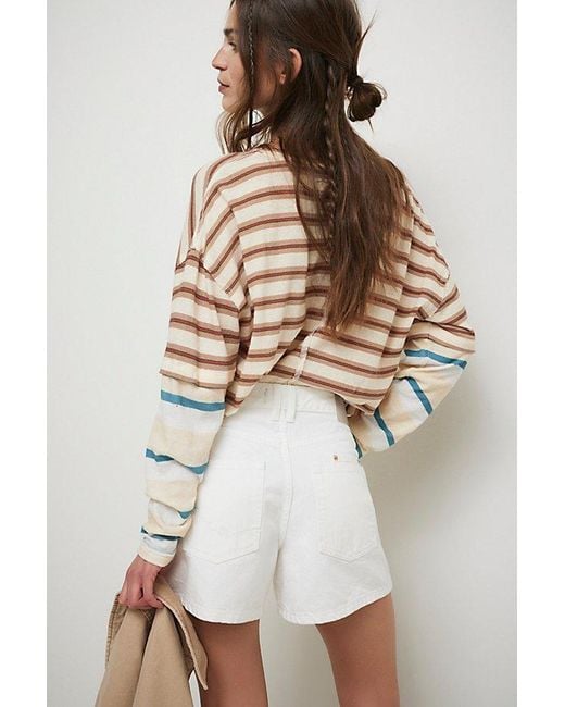 Free People White We The Free Tippi Denim Shorts