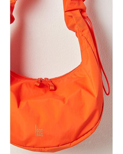 GotBag Orange Got Ruffle Moon Sling Bag By