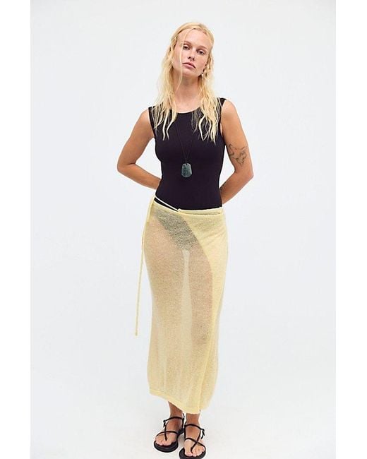 geel Yellow Kate Wrap Skirt