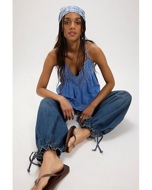 Free People Blue We The Free Lotus Jeans