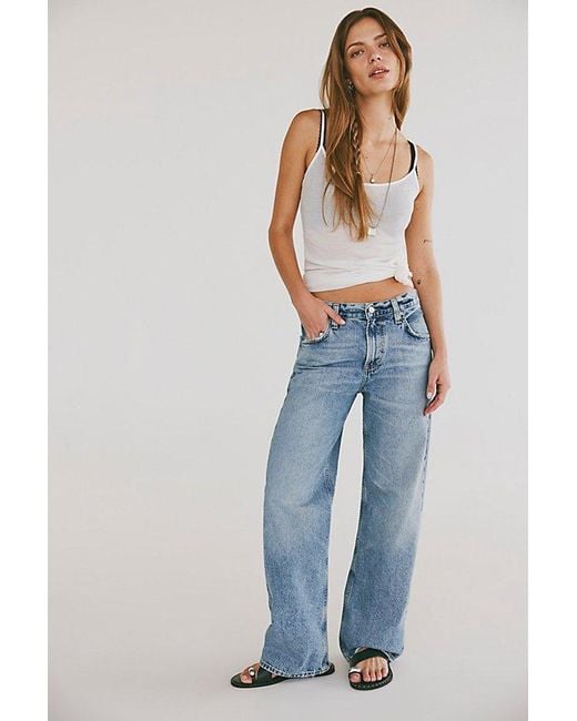 Citizens of Humanity Blue Lindz Low-Rise Jeans