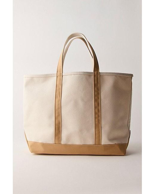 L.L. Bean Natural L. L.Bean Boat And Tote, Open-Top, Large
