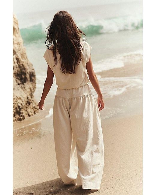 free-est Natural Flora Jumpsuit By