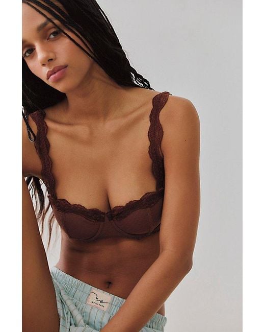 Intimately By Free People Brown Midweek Balconette Bra By