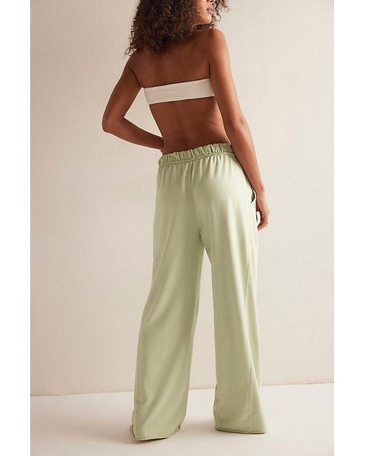 Free People Brown Don'T Wait Up Lounge Pants