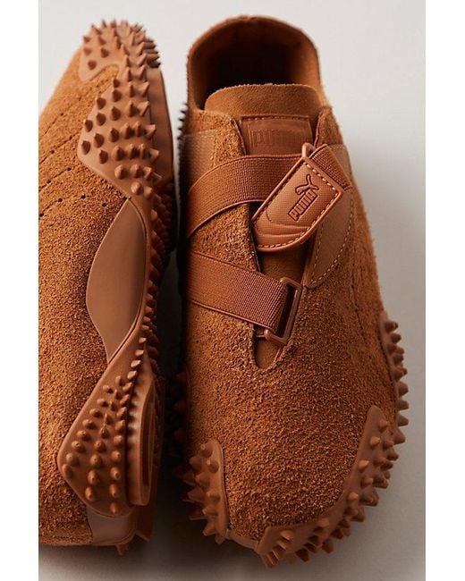 PUMA Brown Mostro Unlined Sneakers