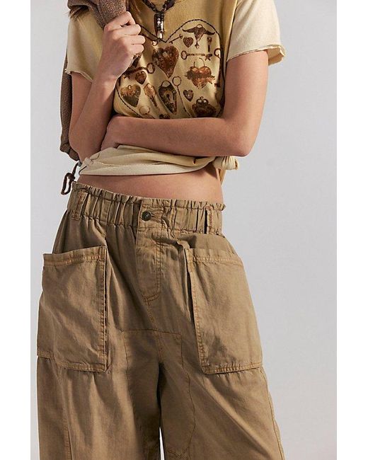 Free People Multicolor Costa Pull-On Harem Pants