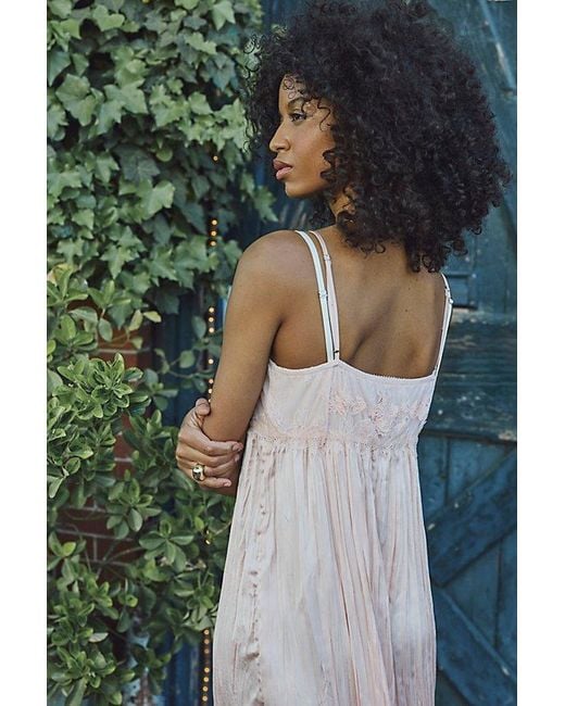 Intimately By Free People Gray Table For Two Midi Slip Dress By