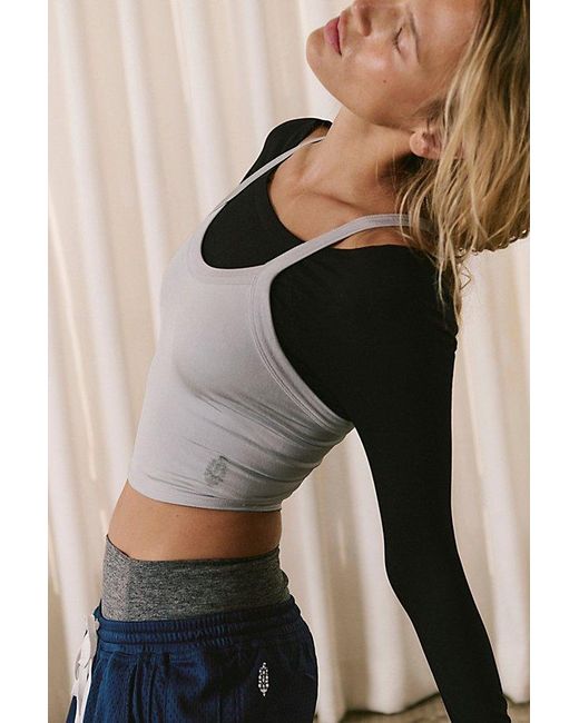 Fp Movement Black All Clear Shine Cami