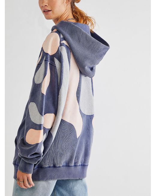 free people its a vibe printed hoodie