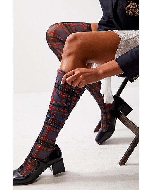 Only Hearts Black Lake District Socks At Free People In Blue, Size: S/p