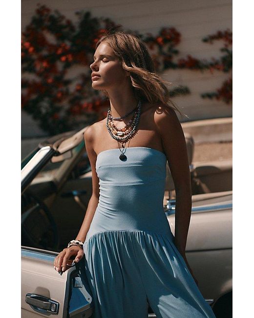 free-est Multicolor Mora Drop-Waist One-Piece By
