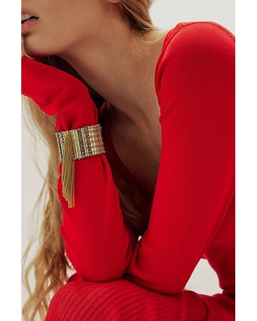 Free People Brown Nolita Fringe Bracelet