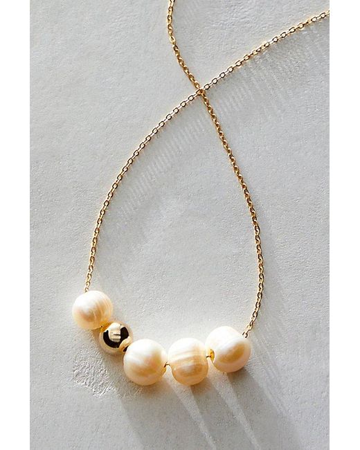 SET & STONES White Portia Necklace