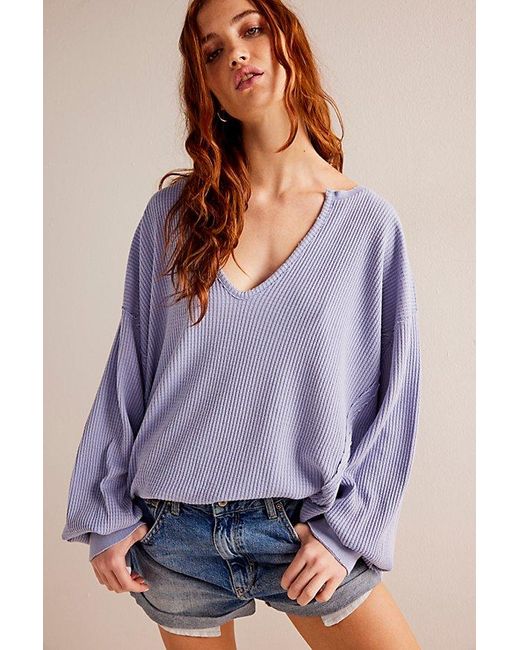 Free People Purple We The Free Buttercup Thermal