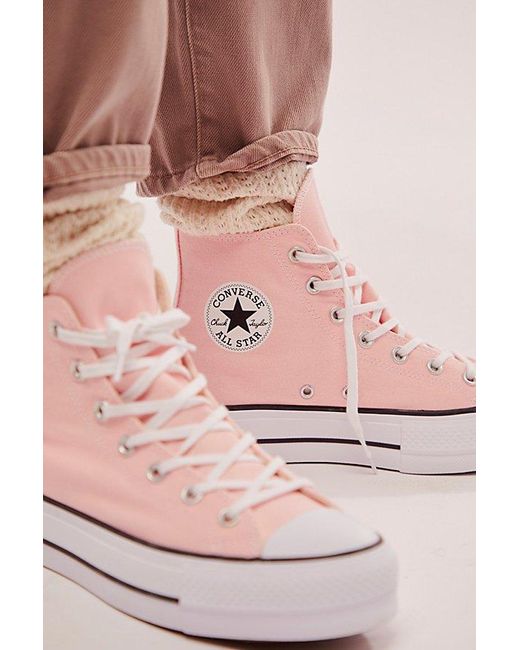 Converse Pink Chuck Taylor All Star Lift Hi-Top Sneaker