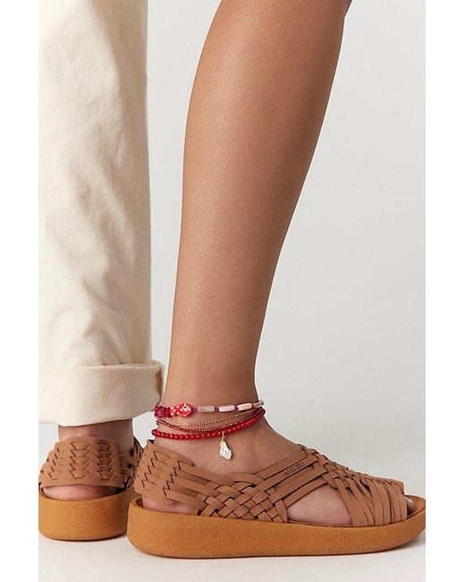 Malibu Sandals Natural Vegan Sunrise Bay Sandals By