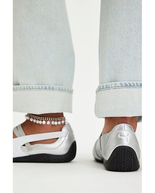 PUMA Gray Speedcat Ballet Sneakers