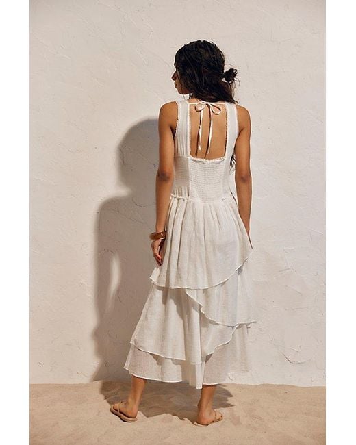 floral one shoulder midi dress The Damian Pleated One Shoulder Midi Dress medium / Ivory