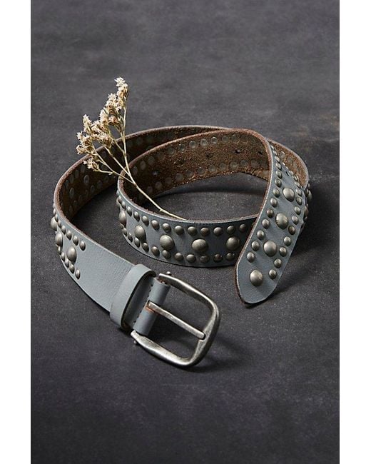 Free People Gray Sola Stud Belt
