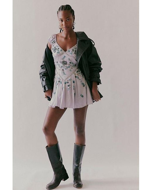 free people bali juliet embroidered mini dress Free People Bali Take Me With You Mini Red Pattern – Simply Couture Boutique main image 0