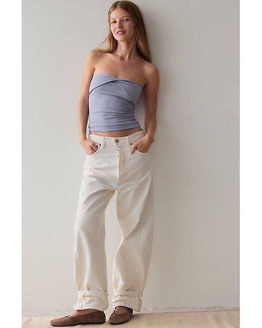 Intimately By Free People Gray Simply Soft Twist Tube Top By