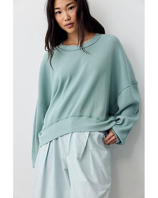 Free People Blue Skyline Thermal