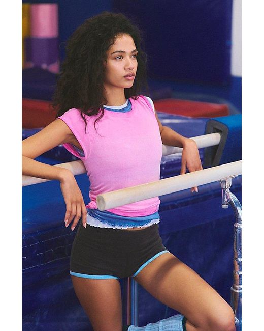 Fp Movement Blue Double Point Tee