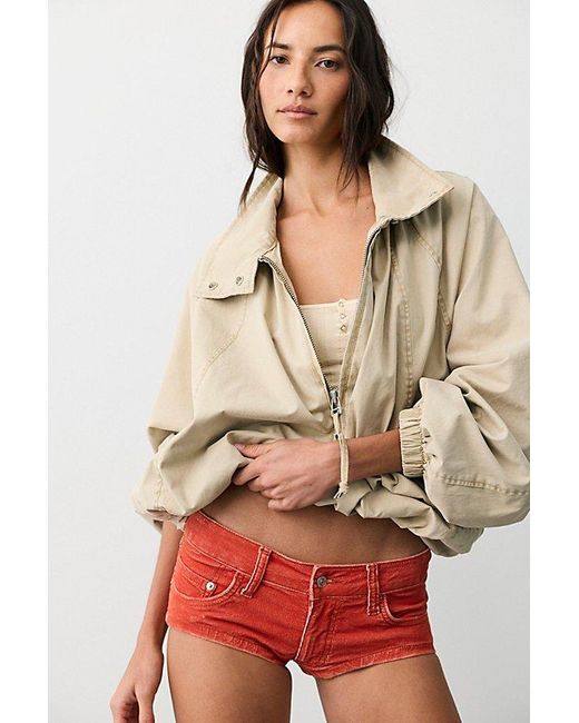 Free People Multicolor Midas Cord Micro Shorts
