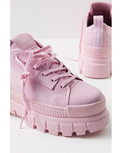 Palladium Pink Revolt Lo Textile Sneakers