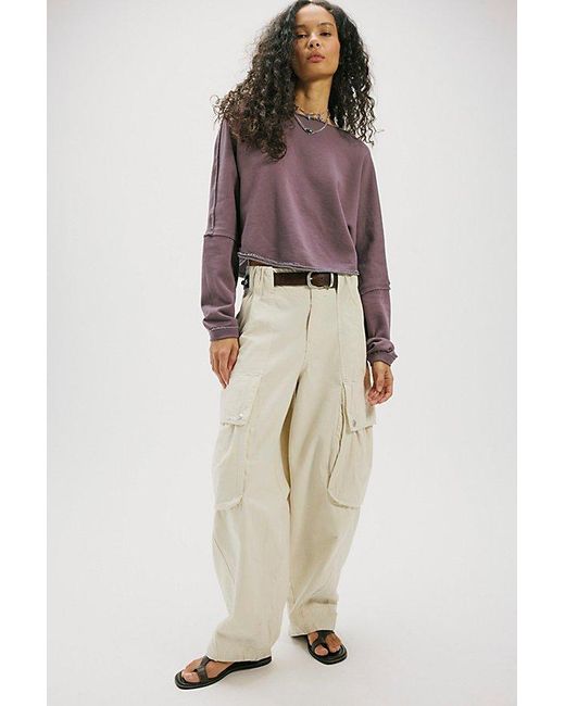 Free People Purple To The East Pullover