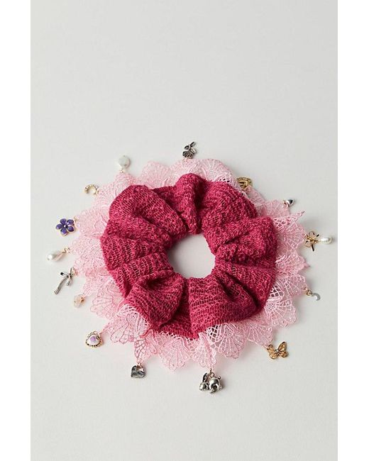 Free People Multicolor Esmerelda Pony Locket Scrunchie