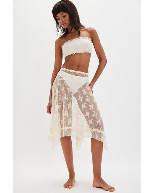 Intimately By Free People Brown Lady Lux Half Slip