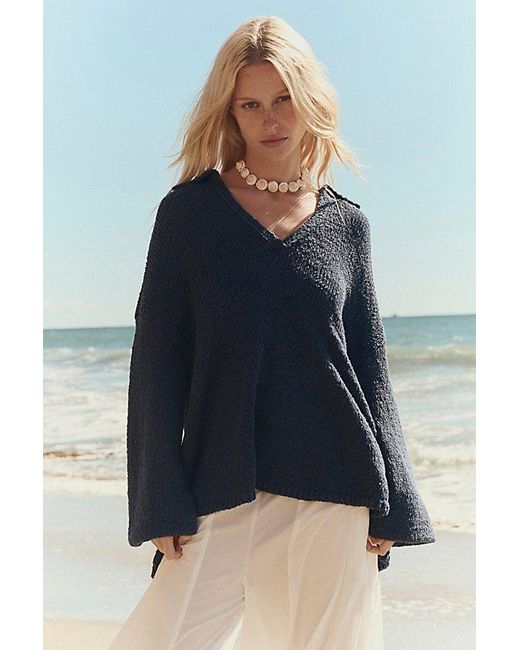 Free People Blue Ren Sweater Pullover