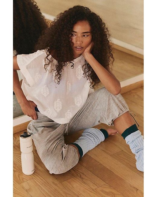 Fp Movement Black My Time Lace Tee