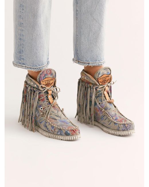 grey moccasin boots