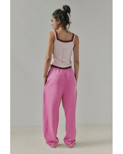 Free People Pink Slow It Down Joggers