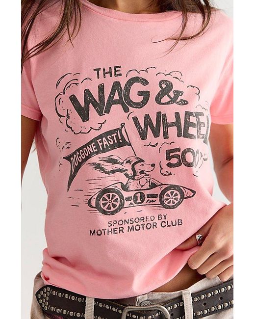 Mother Red Im Over It Tee