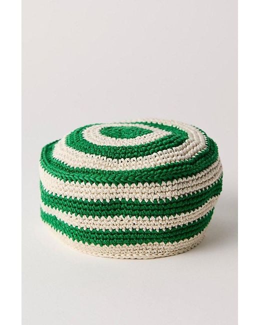 Pardo Hats Green Pardo Zafa Pillbox Hat By