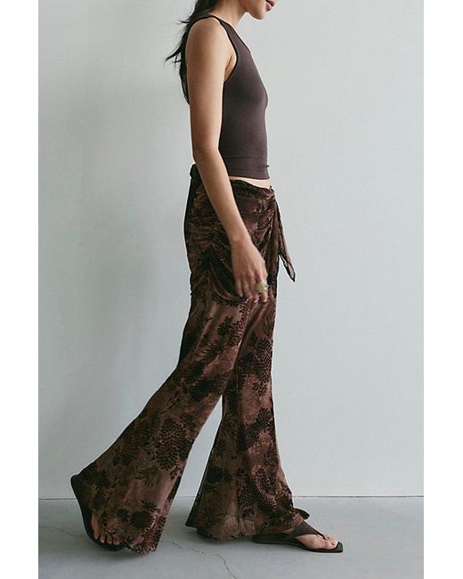 Anna Sui Gray Sarong Pants
