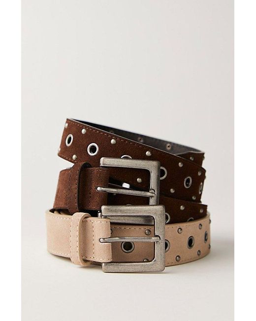 Free People Brown Sienna Suede Belt